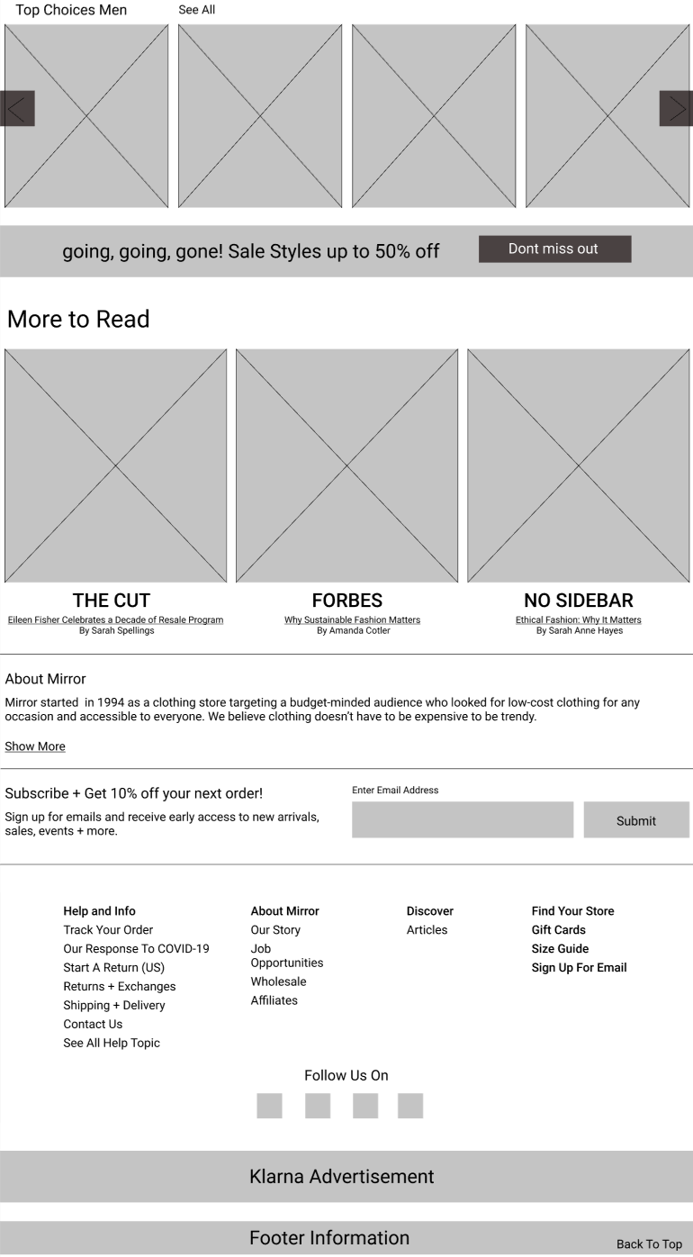Mirror Homepage