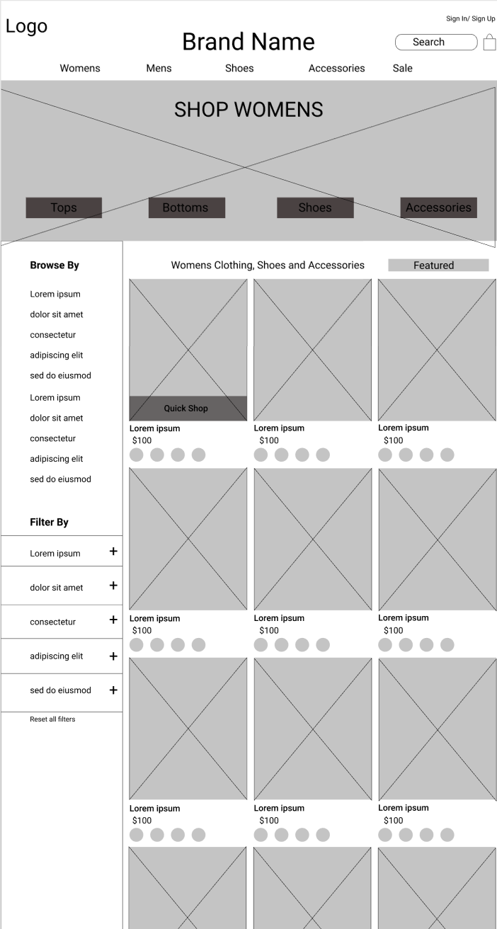 Inventory Selection